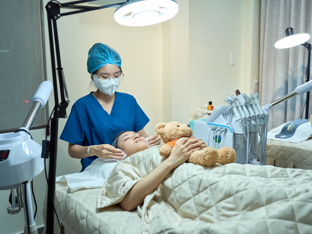 Một buổi chăm sóc da tại DA Derma Skinlab